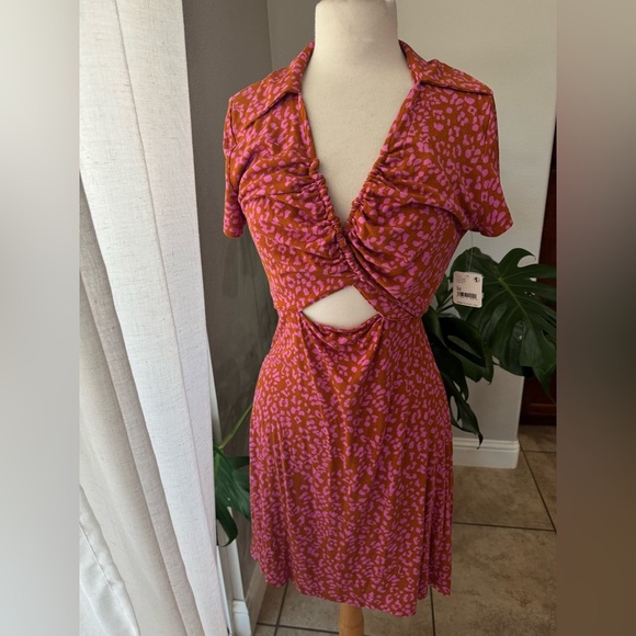 Free People Dresses & Skirts - NWT Free People Mini Dress Red Floral Minidress‎